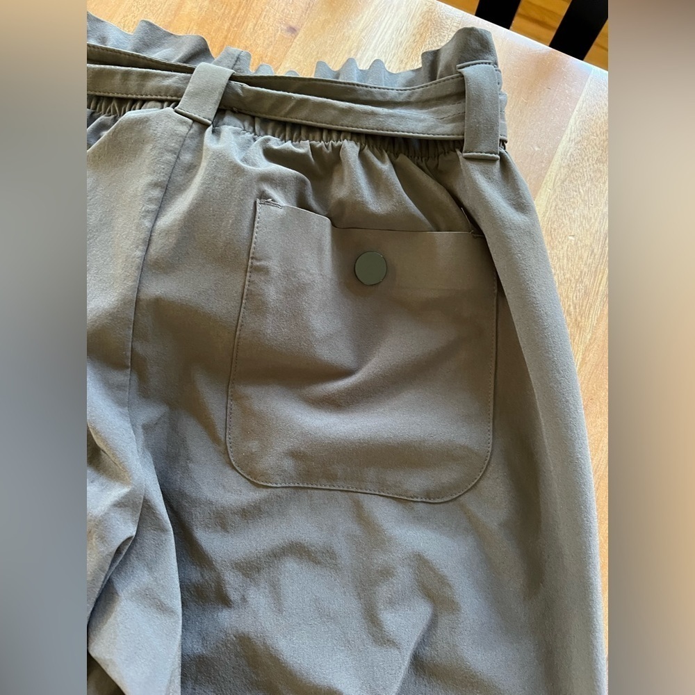 Athleta Skyline Brown Green Ankle Pants - Picture 6 of 8